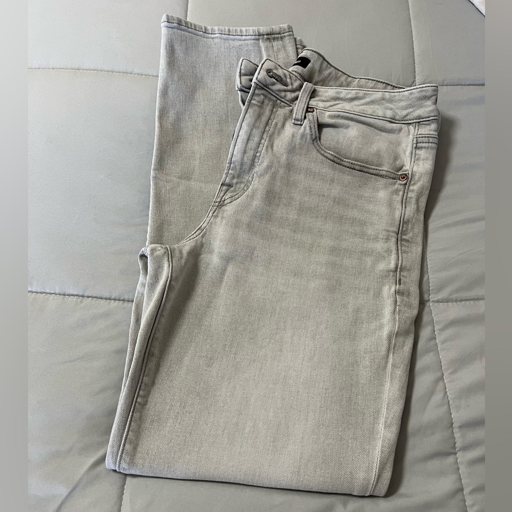 Express Men's Light Gray Slim Jeans